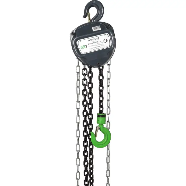 Ручная шестеренная стационарная таль EURO-LIFT ТРШ 0,5/9