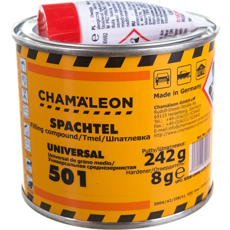 Универсальная среднезернистая шпатлевка Chamaeleon 15012 Универсальная среднезернистая шпатлевка Chamaeleon 15012