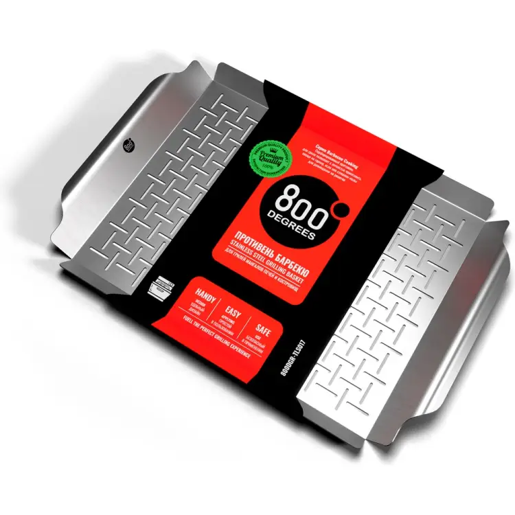 Перфорированный широкий противень 800 Degrees Wide Grill Pan 800DGR-TLS017 Перфорированный широкий противень 800 Degrees Wide Grill Pan 800DGR-TLS017