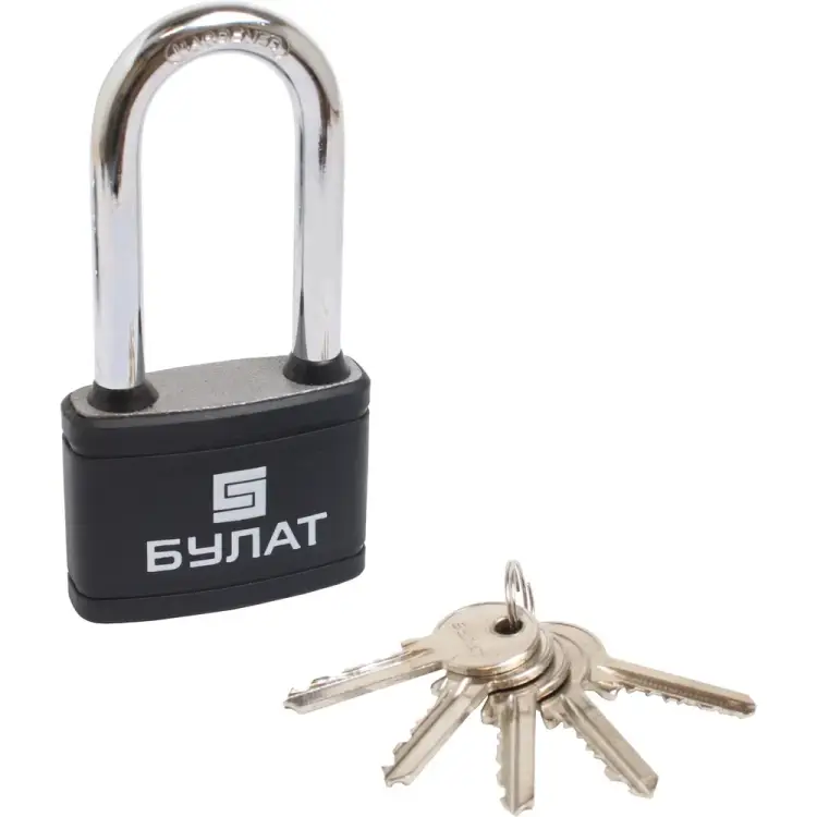 Чугунный навесной замок БУЛАТ ВС 366-01 ПЛ 14516