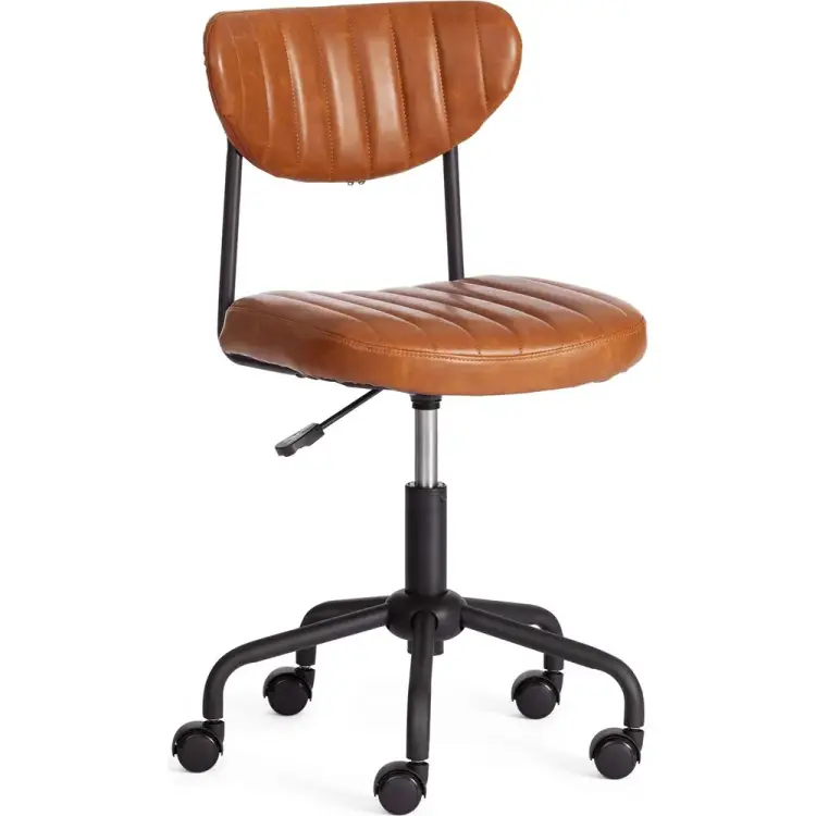 Кресло Tetchair Slim искусственная кожа, brown (коричневый) 20198