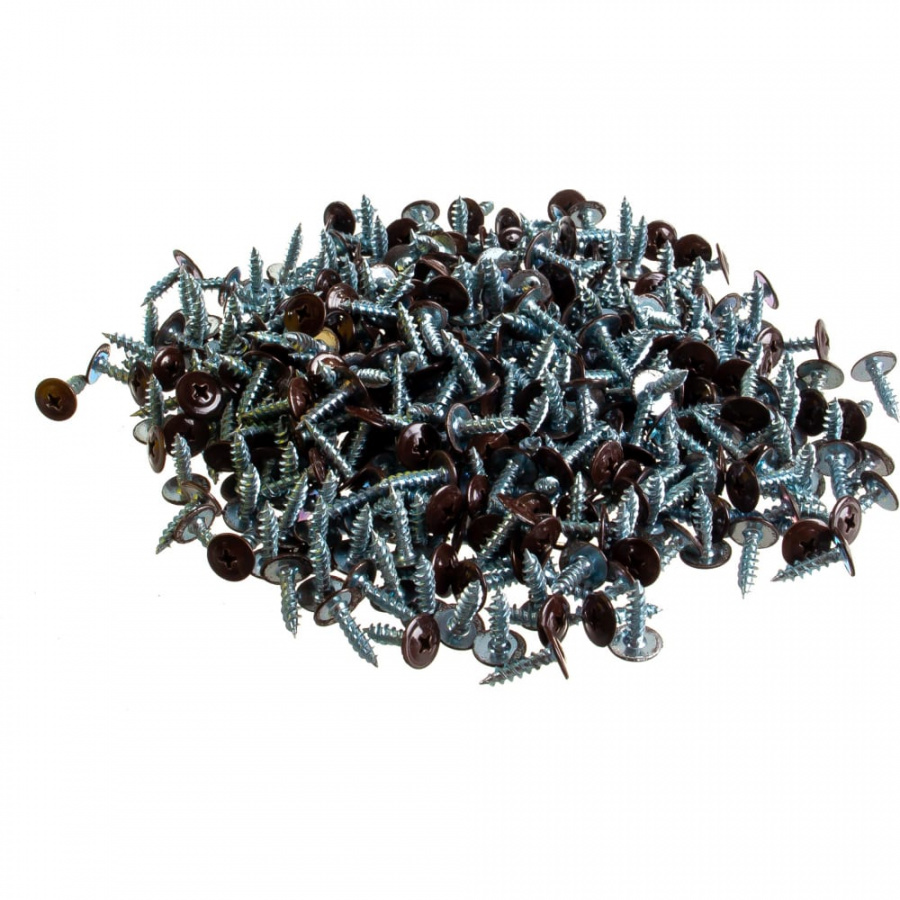 Острый саморез КРЕП-КОМП 4,2х16 RAL8017 (1000 шт.)