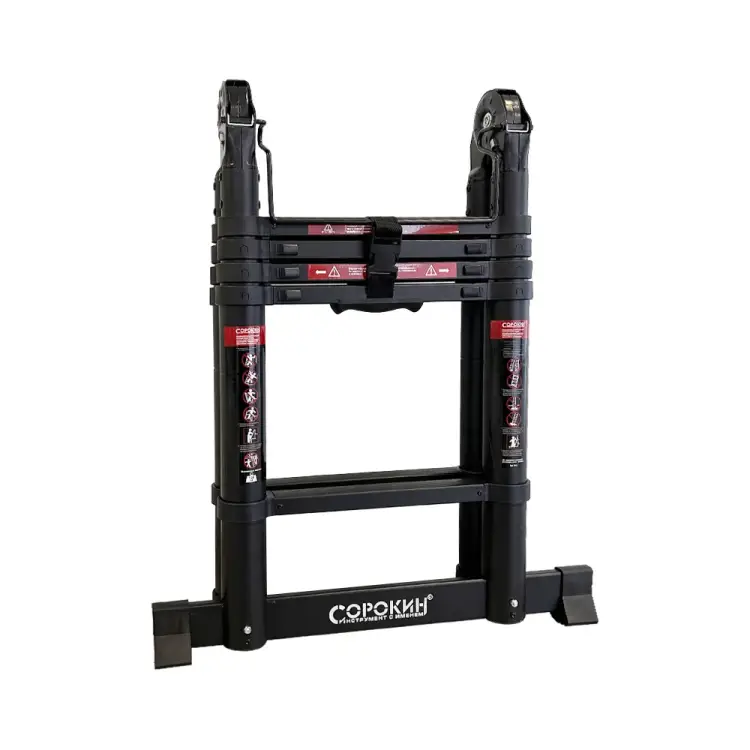 Телескопическая лестница-стремянка Сорокин 24.27