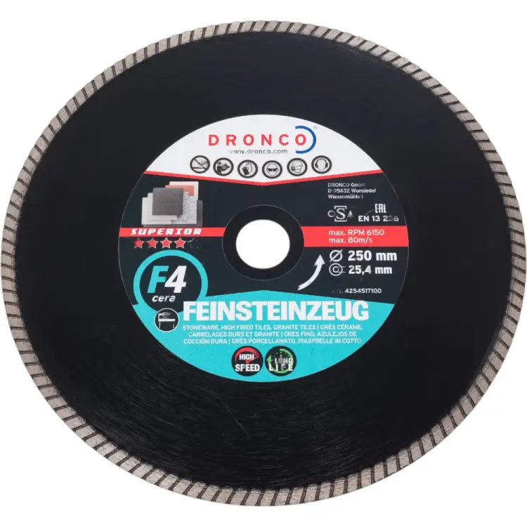 Алмазный диск DRONCO F4 Cera Express GRF 4214517100 Алмазный диск DRONCO F4 Cera Express GRF 4214517100