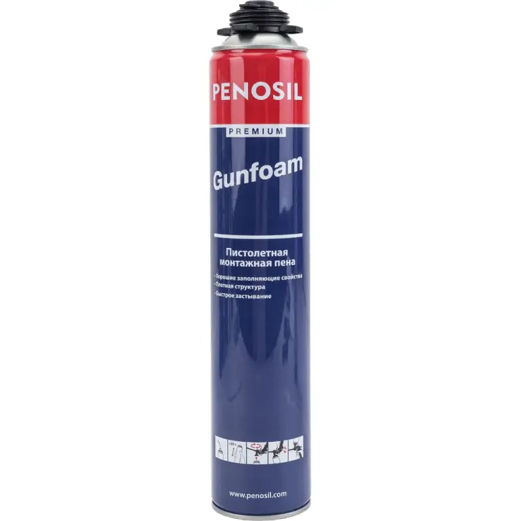 Профессиональная монтажная пена Penosil Premium Gunfoam A1578Z Профессиональная монтажная пена Penosil Premium Gunfoam A1578Z