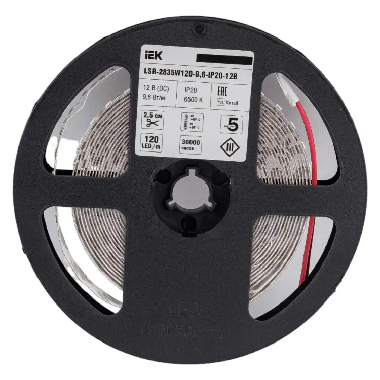 Светодиодная лента IEK LSR-2835W120-9 LSR1-2-120-20-3-05