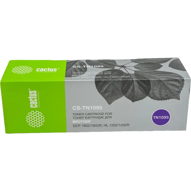 Лазерный картридж для brother dcp 1602/1602r Cactus tn-1095 489826 Лазерный картридж для brother dcp 1602/1602r Cactus tn-1095 489826