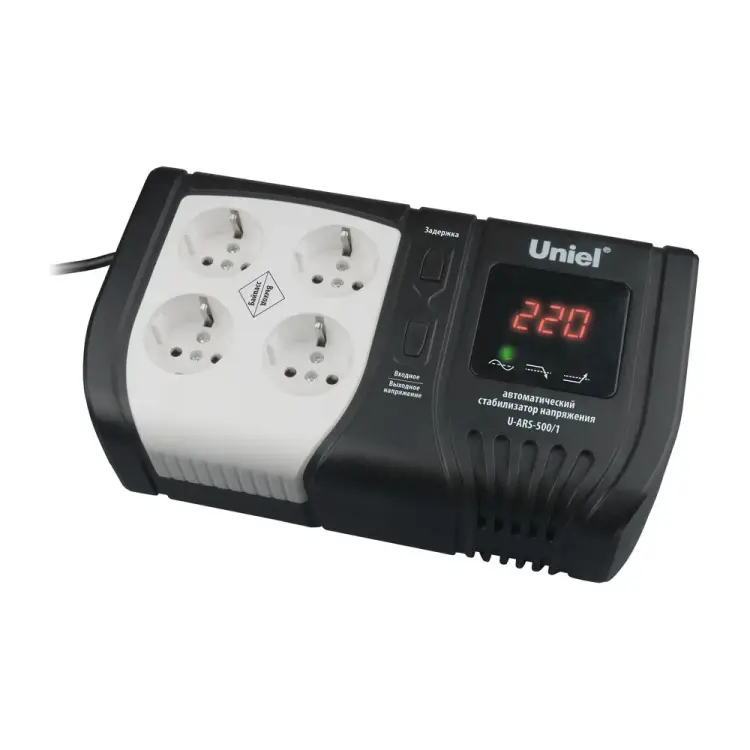 Настольный стабилизатор Uniel Expert серия U-ARS-500/1 9621 Настольный стабилизатор Uniel Expert серия U-ARS-500/1 9621