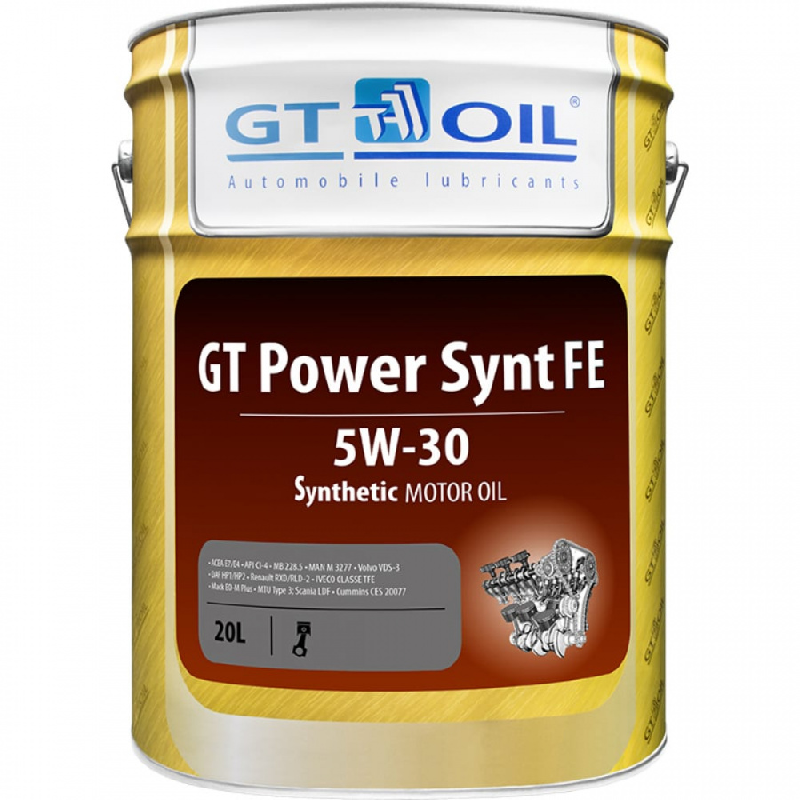 Масло GT OIL Power Synt FE SAE 5W-30 API CI-4