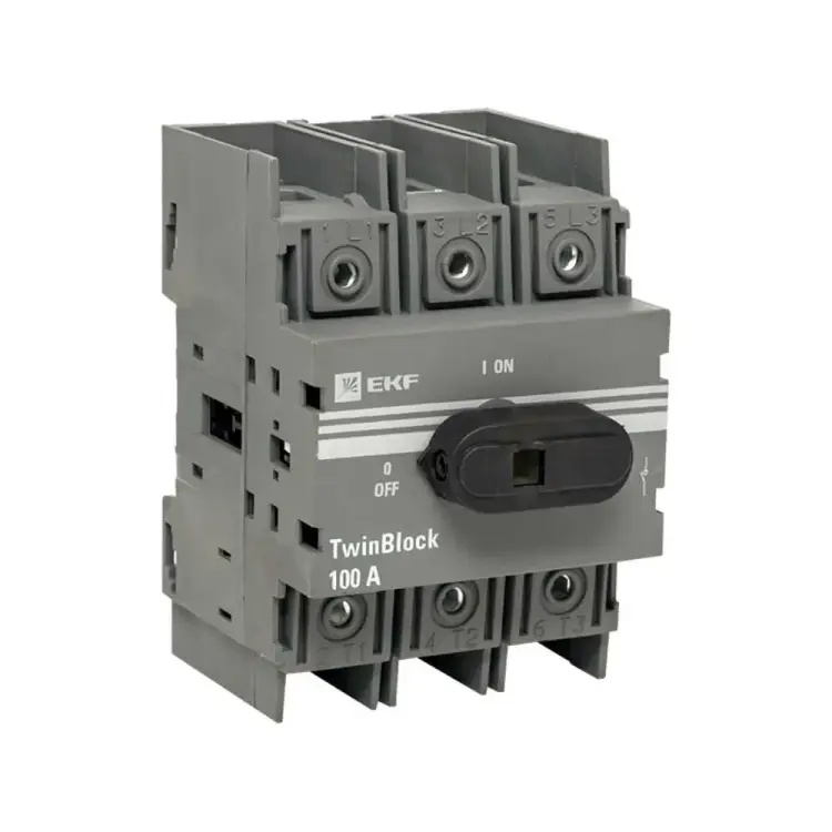 Рубильник для прямой установки EKF TwinBlock PROxima tb-100-3p-f