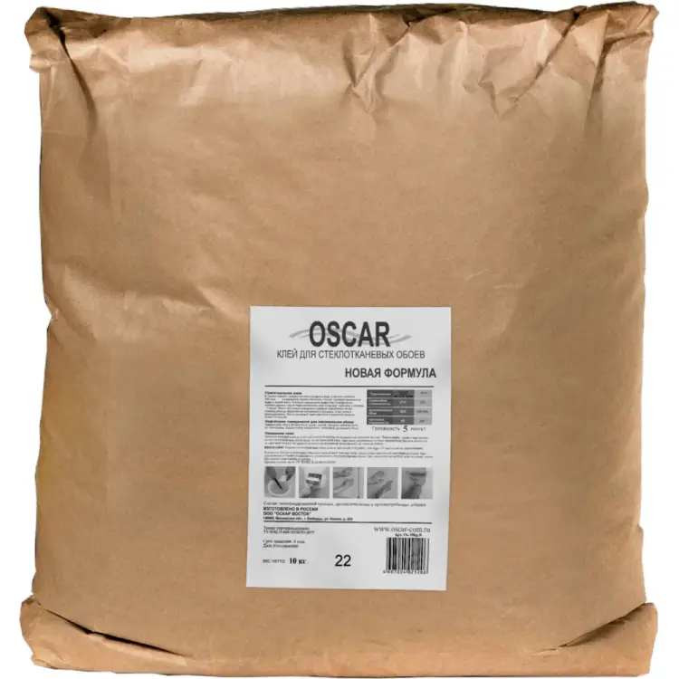 Сухой клей для стеклообоев Oscar Os-10kg-N Сухой клей для стеклообоев Oscar Os-10kg-N