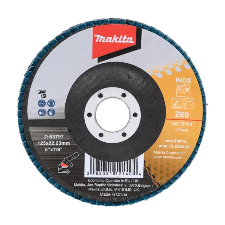 Шлифовальный диск лепестковый Makita D-63797 Шлифовальный диск лепестковый Makita D-63797