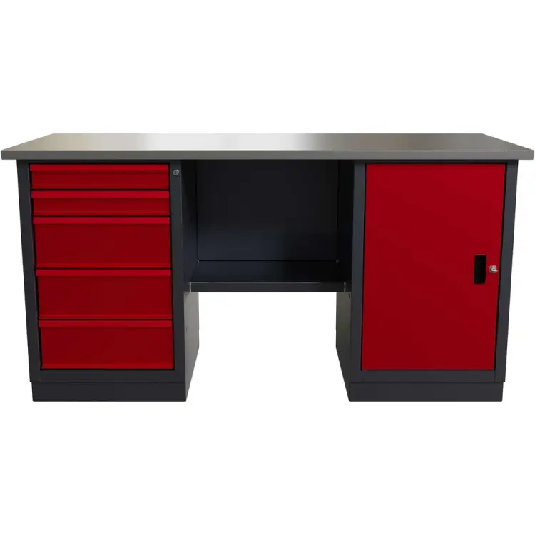 Слесарный двухтумбовый верстак IRONMEBEL worky wk-5/wk-0 M-IM00187K