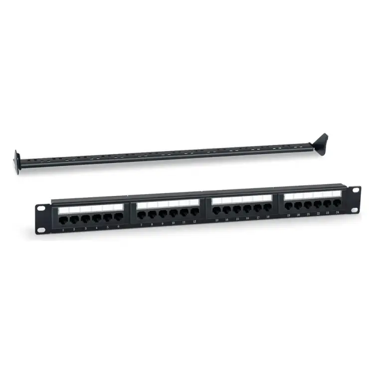Патч-панель WRline 19" WR-pL-24-с5e-D (1U) 505208