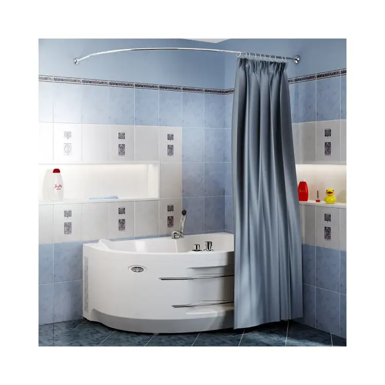 Карниз для шторы на ванну Радомир Ирма 1-12-2-0-0-229