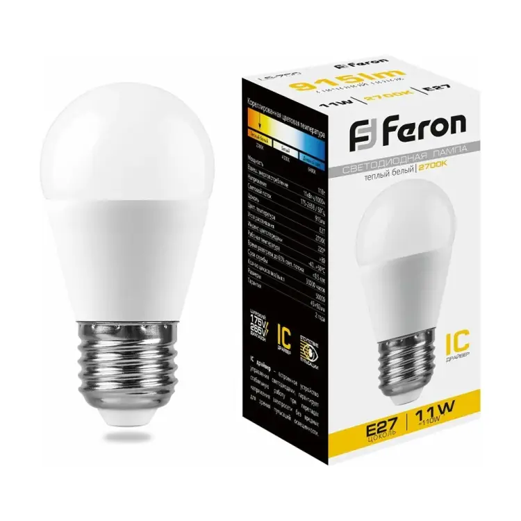 Светодиодная лампа FERON LB-750 25949