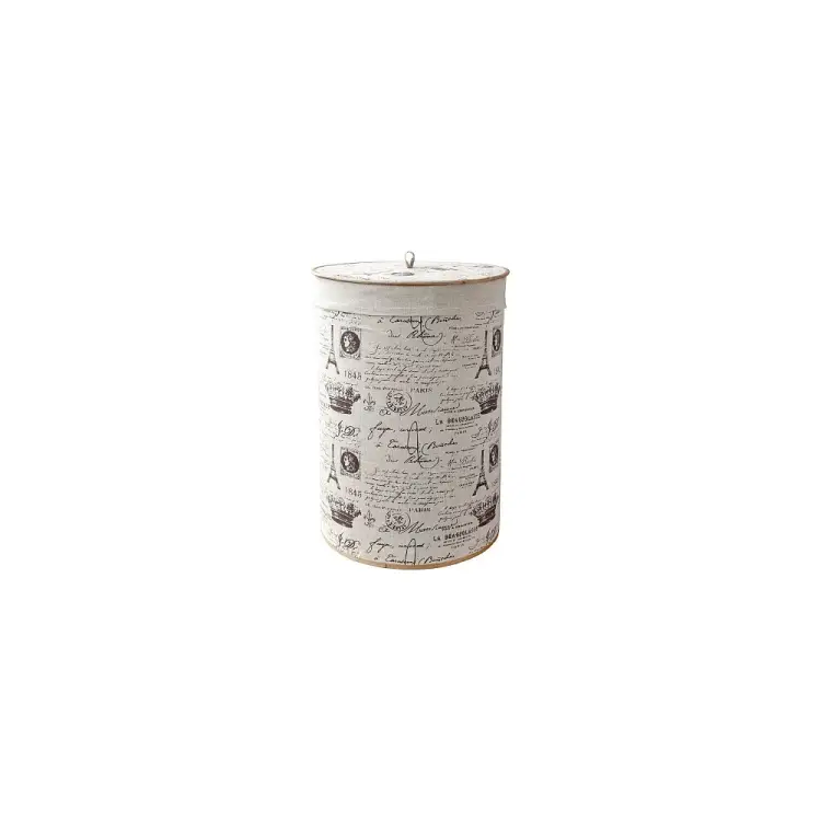 Складная круглая корзина для белья Рыжий кот BLB-08-R 312135