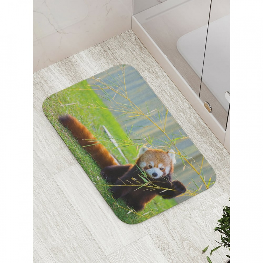 Противоскользящий коврик для ванной, сауны, бассейна JOYARTY Милая панда