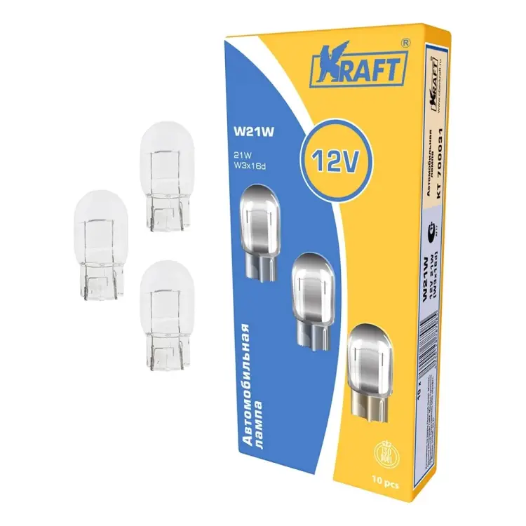 Лампа накаливания KRAFT W21W KT 700031 Лампа накаливания KRAFT W21W KT 700031