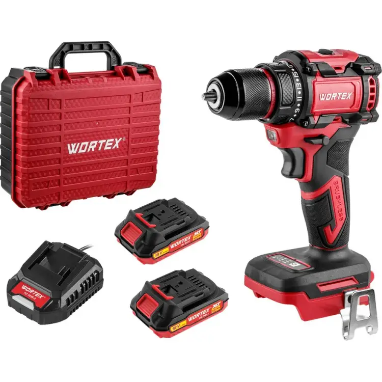 Аккумуляторная бесщеточная дрель-шуруповерт WORTEX BD 2025 DLi 1329837