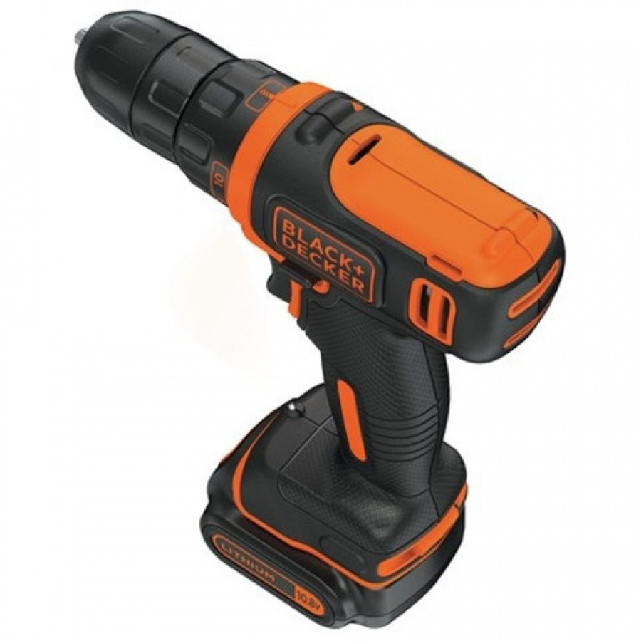 Компактная аккумуляторная дрель-шуруповерт Black+Decker BDCDD12KB-QW