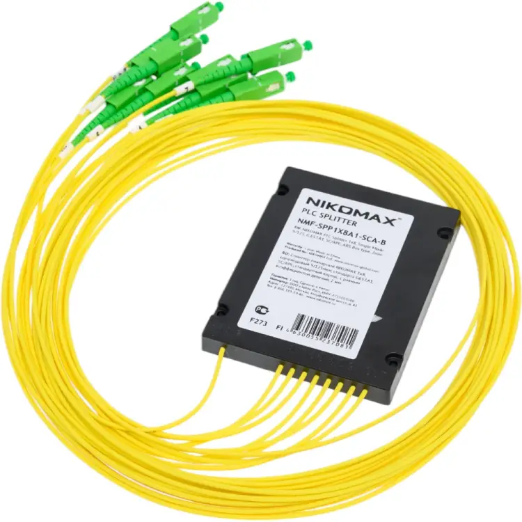 Одномодовый планарный сплиттер NIKOMAX NMF-SPP1X8A1-SCA-B