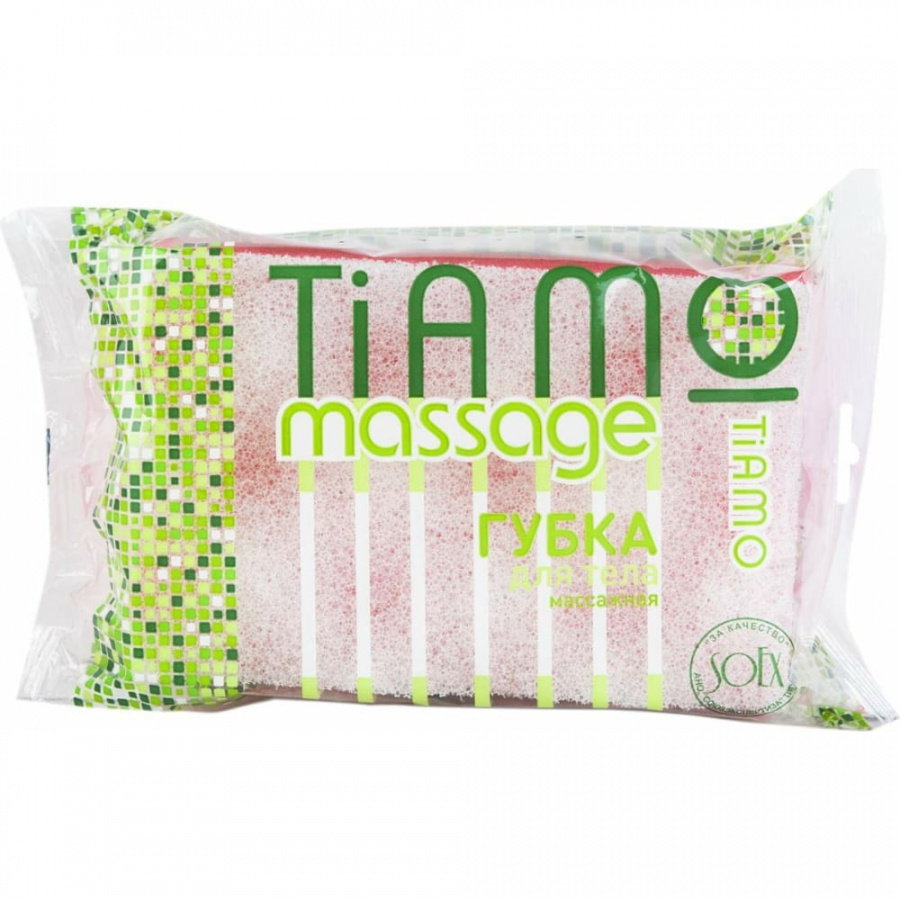 Губка для тела TIAMO Massage ОРИГИНАЛ