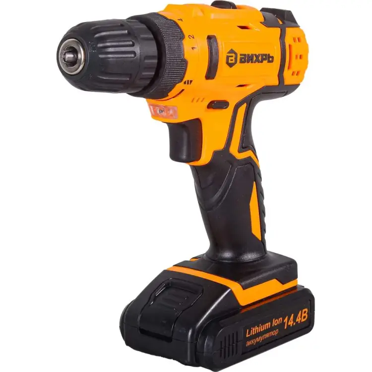 Аккумуляторная дрель-шуруповерт Вихрь ДА-14,4Л-2К Аккумуляторная дрель-шуруповерт Вихрь ДА-14,4Л-2К