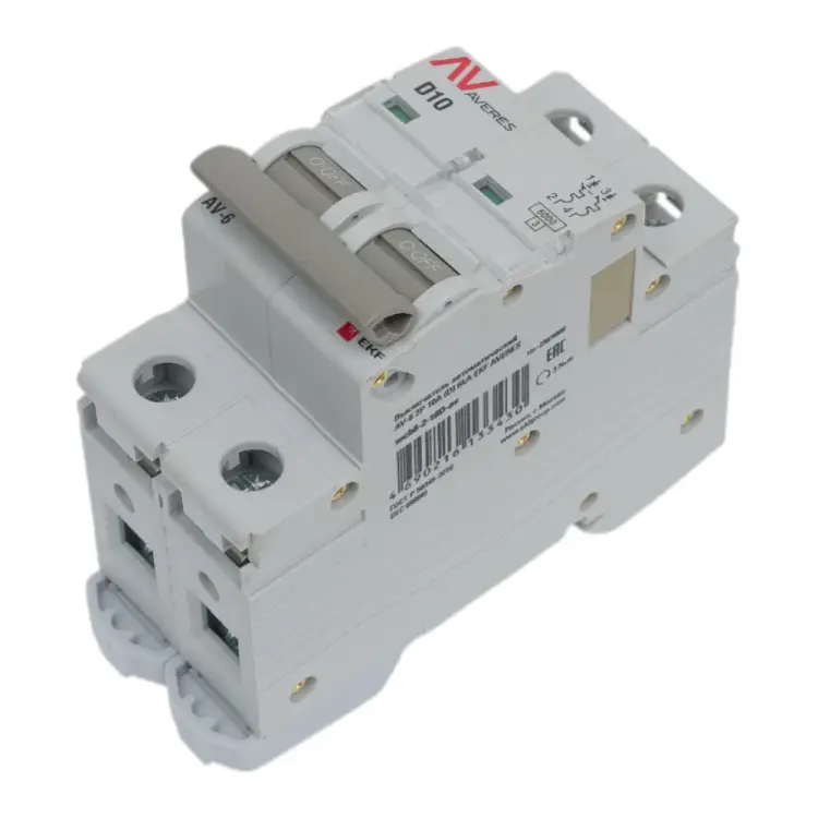 Автоматический выключатель EKF AV-6 AVERES mcb6-2-10D-av