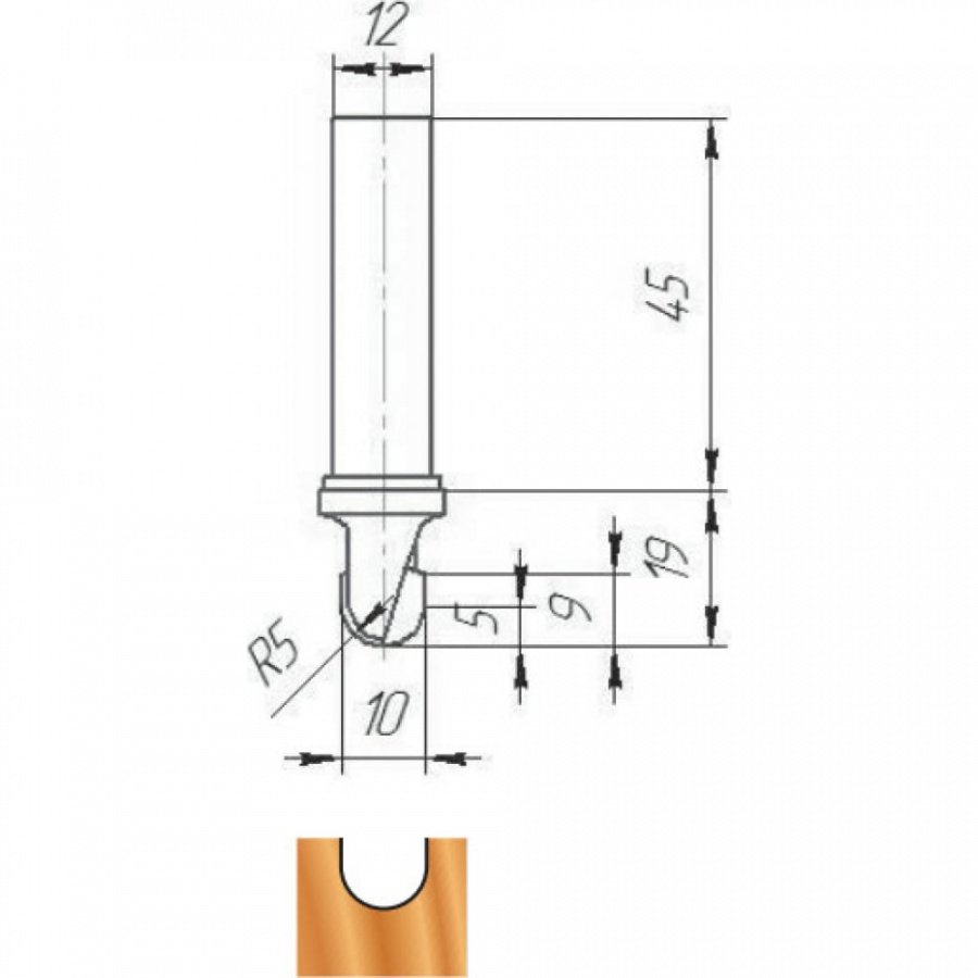 Фреза МебельДрев ФК 1110