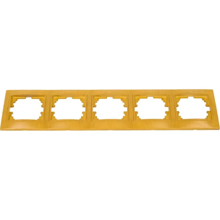 Горизонтальная пятиместная рамка Lezard MIRA 701-0701-150