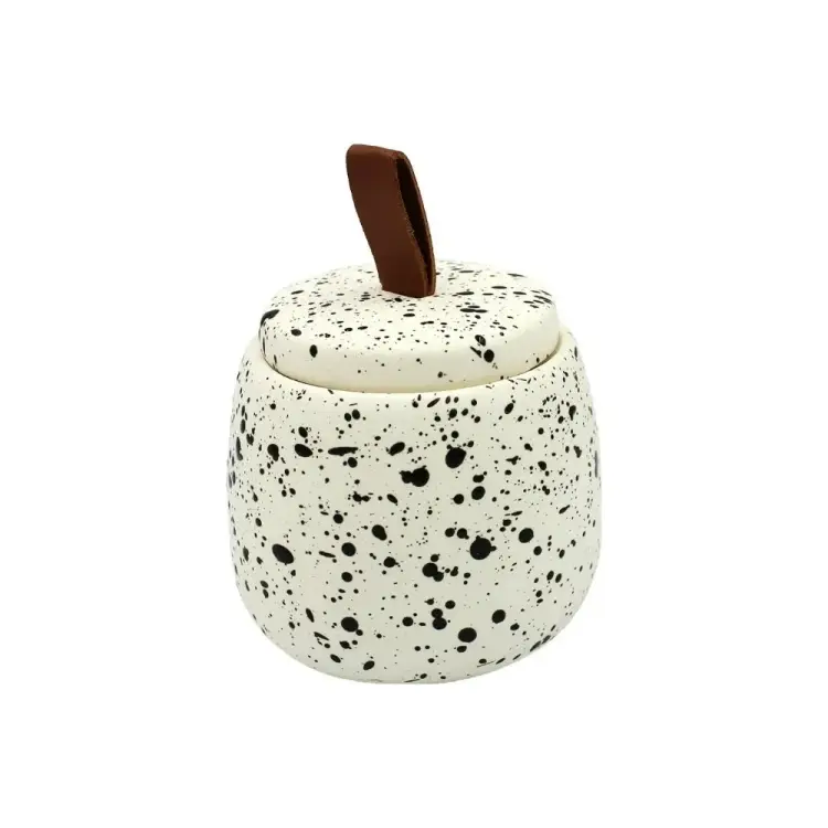 Баночка для хранения ватных дисков Bath Plus CONFETTY W-CE1616B-CT