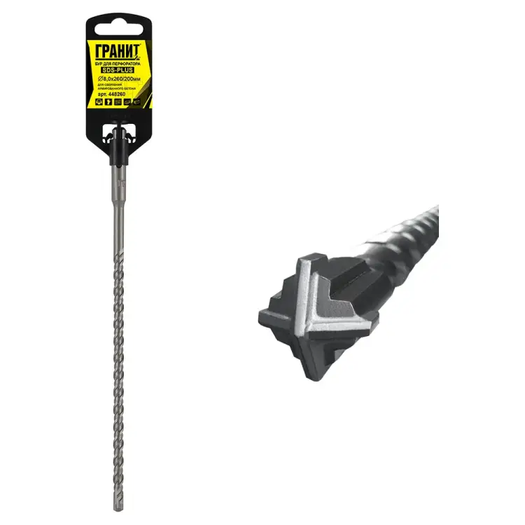 Бур sds-plus Гранит Quadro-X 448260