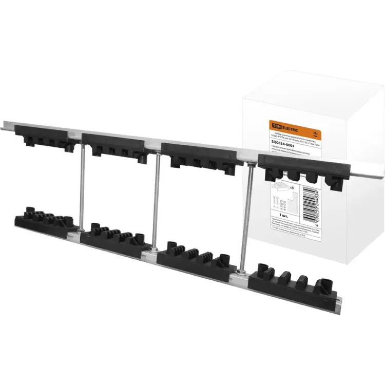 Набор шинных держателей и крепежа TDM ELECTRIC НШД 4/5 TN для 3Р+N шин 30-125 x 5 мм SQ0834-0001
