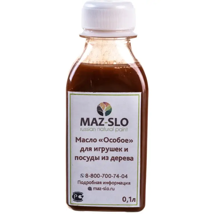 Масло для игрушек и посуды из дерева MAZ-SLO Фундук 100 мл 8064905