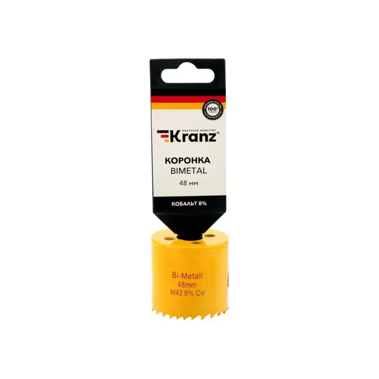 Биметаллическая коронка KRANZ KR-92-0224