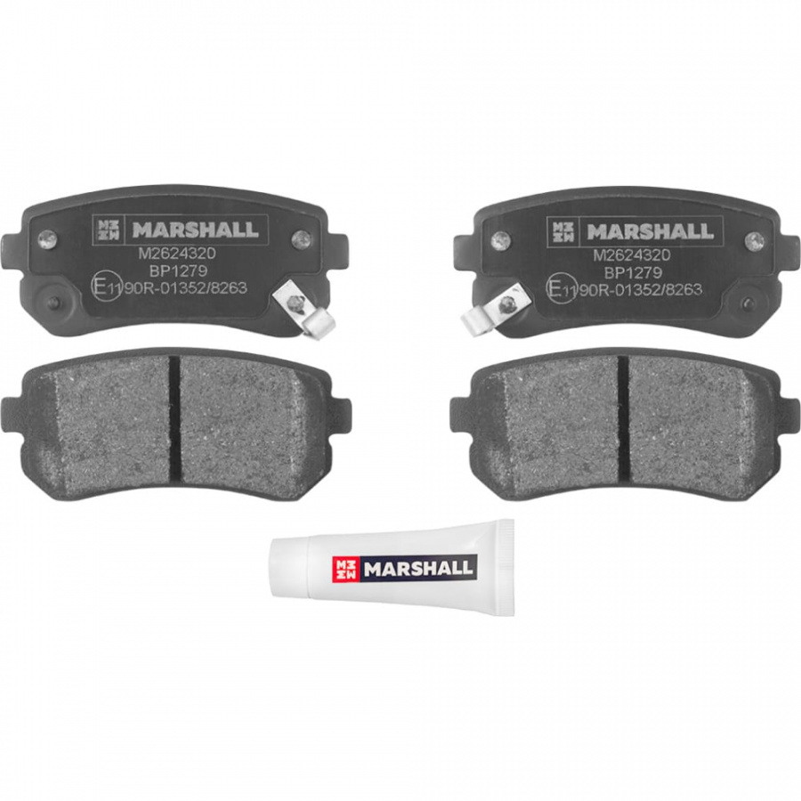 Дисковые задние тормозные колодки Hyundai Accent III 05-, Kia Ceed I 07-, Rio II 05- MARSHALL M2624320