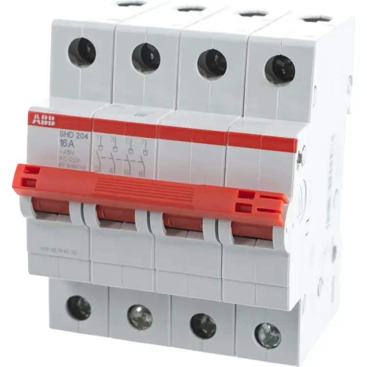 Четырехполюсной рубильник ABB SHD204/16 2CDD274111R0016