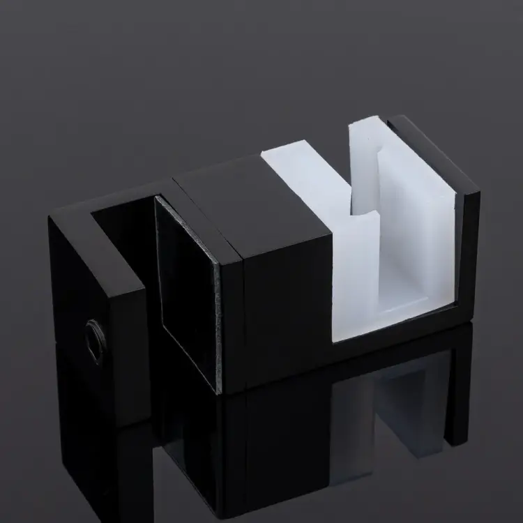 Нижняя двойная направляющая SERVICE PLUS N02-402BLK/sus304