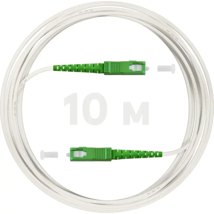 Оптический патч-корд KSC LIGHT PON SC/APC-SC/APC SM PO-SM7A1-SX3-SCA-SCA-10 Оптический патч-корд KSC LIGHT PON SC/APC-SC/APC SM PO-SM7A1-SX3-SCA-SCA-10