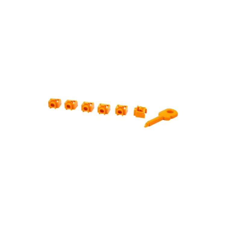 Комплект заглушек порта LANMASTER LAN-SEC45-PL-SET-OR