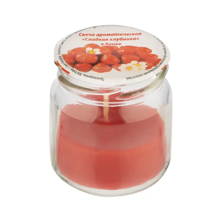 Ароматическая свеча Волшебная страна Сладкая клубника 105749