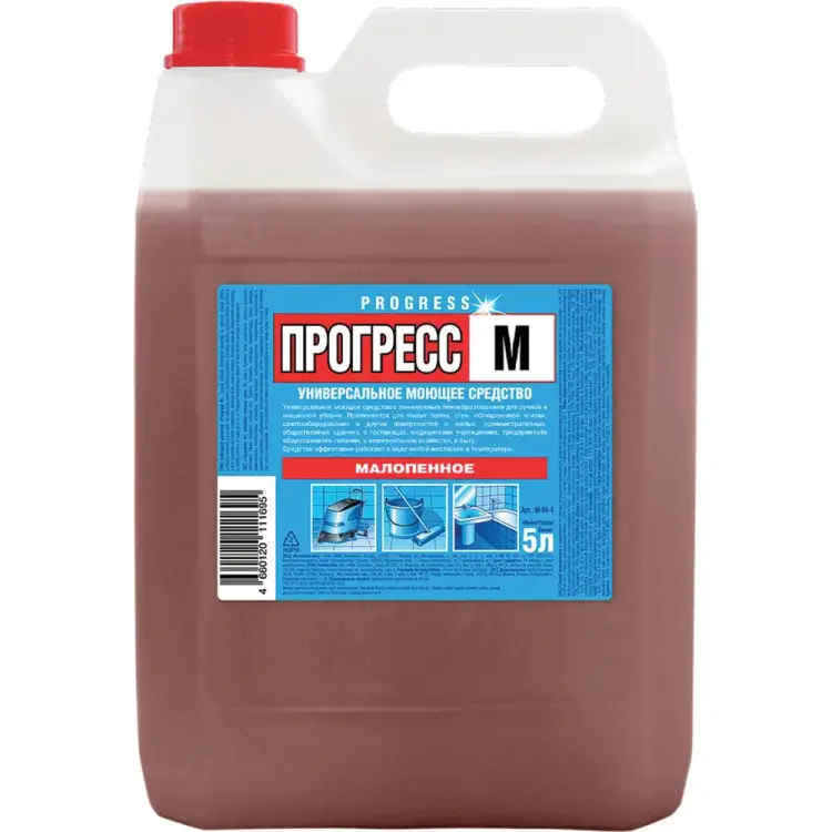 Универсальное малопенное моющее средство для поломоечных машин Прогресс М08-4 603648
