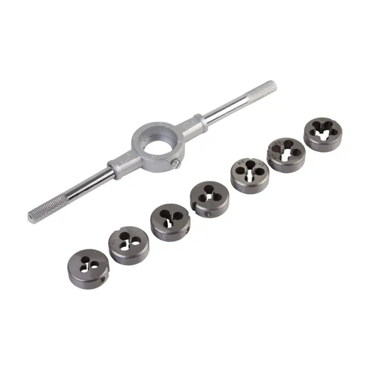 Набор плашек WIEDERKRAFT М3 - 12, метрическая резьба WDK-DS0312