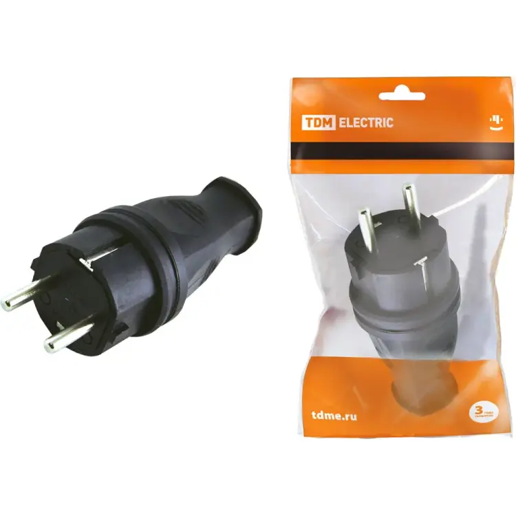 Вилка TDM ELECTRIC SQ0612-0001 Вилка TDM ELECTRIC SQ0612-0001