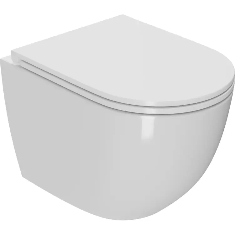 Подвесной безободковый унитаз Bauedge Bau Dream Hurricane-2 BL0001-HQ2