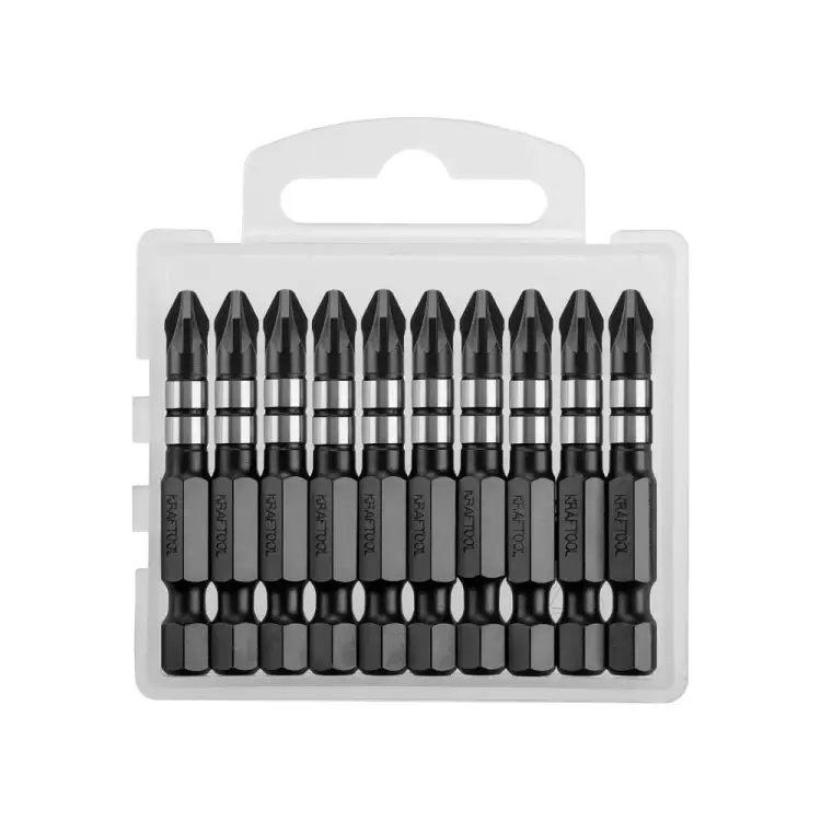 Биты KRAFTOOL Impact Pro 26193-2-50-S10 Биты KRAFTOOL Impact Pro 26193-2-50-S10
