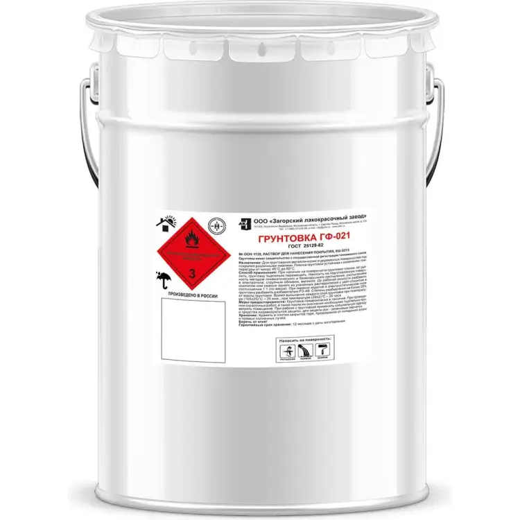 Грунт ЗАГОРСКИЙ ЛАКОКРАСОЧНЫЙ ЗАВОД ГФ-021 ZLK04867