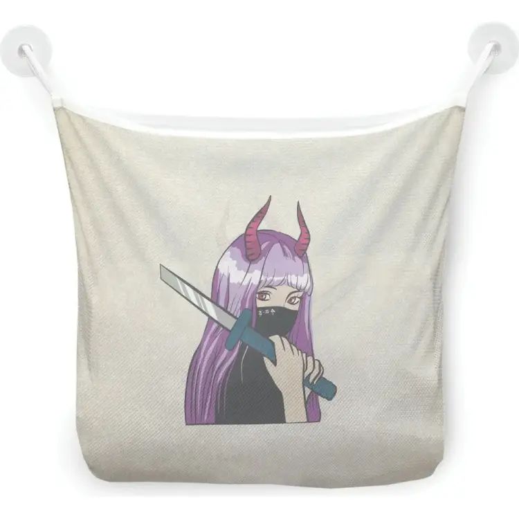 Настенная сетка-органайзер для ванной для игрушек JOYARTY Воин аниме tgb_385258