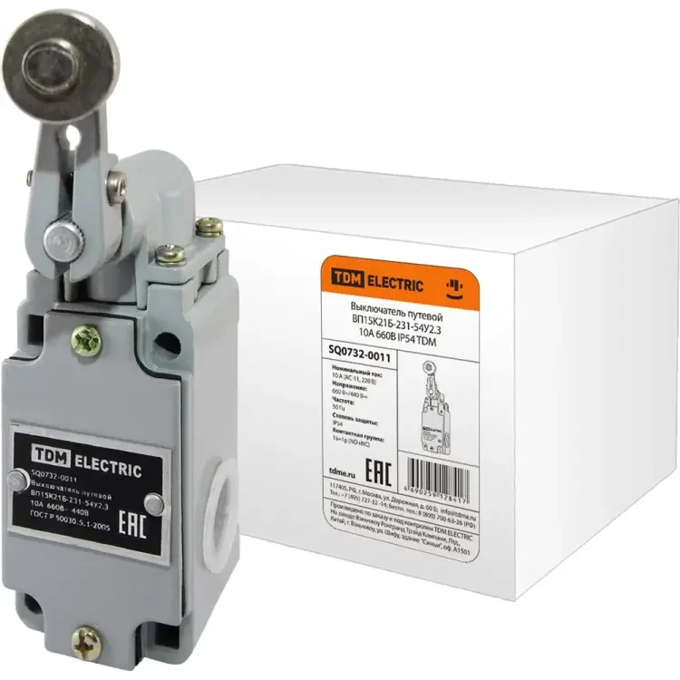 Путевой выключатель TDM ELECTRIC ВП15K21Б-231-54У2.3 SQ0732-0011